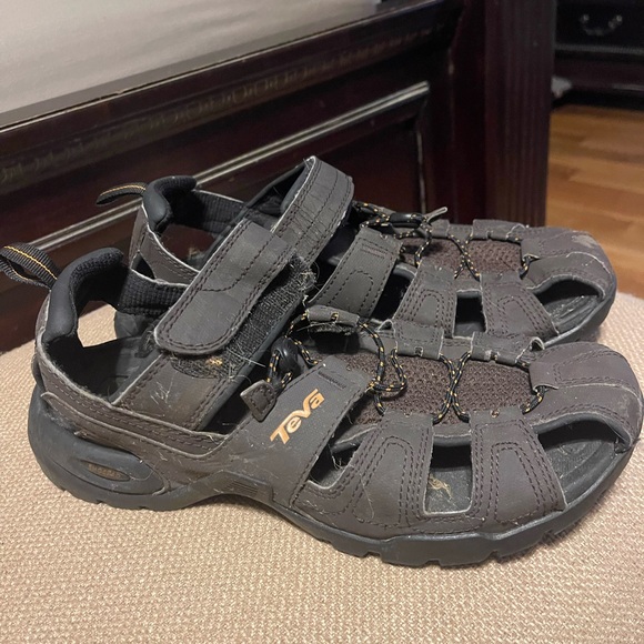 Teva Dark Brown Adventure Sandals - Picture 1 of 3
